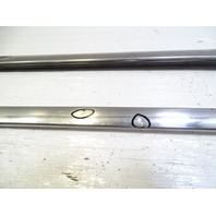 85 Mercedes R107 380SL trim set, rocker moulding, lower, chrome