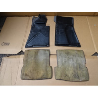 85 Mercedes R107 380SL floor mats, interior, brown