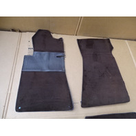 85 Mercedes R107 380SL floor mats, interior, brown