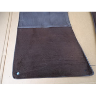 85 Mercedes R107 380SL floor mats, interior, brown