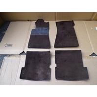 85 Mercedes R107 380SL floor mats, interior, brown
