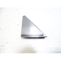 79 Mercedes W123 300CD trim, chrome mirror bolt cover plate, right 1237251211