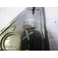 79 Mercedes W123 300CD trim, interior mirror bolt cover plate, left 1237251311