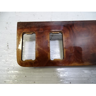 79 Mercedes W123 300CD trim, switch bezel surround 4 button burlwood