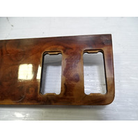 79 Mercedes W123 300CD trim, switch bezel surround 4 button burlwood