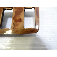 79 Mercedes W123 300CD trim, switch bezel surround 4 button burlwood