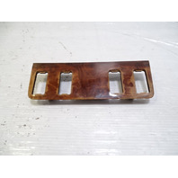 79 Mercedes W123 300CD trim, switch bezel surround 4 button burlwood