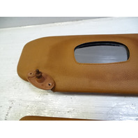 79 Mercedes W123 300CD sunvisor set, left and right palomino Coupe