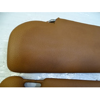 79 Mercedes W123 300CD sunvisor set, left and right palomino Coupe