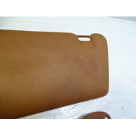 79 Mercedes W123 300CD sunvisor set, left and right palomino Coupe