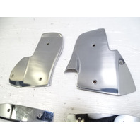 79 Mercedes W123 300CD trim set, door edge chrome covers, left / right Coupe