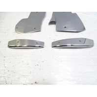 79 Mercedes W123 300CD trim set, door edge chrome covers, left / right Coupe