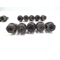 79 Mercedes W123 300CD lug nuts, set of 20, short w/steel hub caps