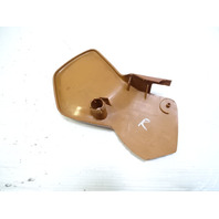 79 Mercedes W123 300CD trim, seat belt buckle cover panel, right, 1239182530 palomino Coupe