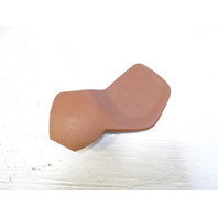 79 Mercedes W123 300CD trim, seat belt buckle cover panel, right, 1239182530 palomino Coupe