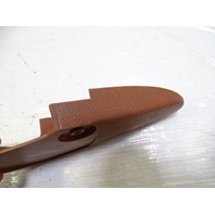 79 Mercedes W123 300CD trim, seat belt buckle cover panel, right, 1239183230 palomino Coupe