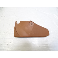 79 Mercedes W123 300CD trim, seat belt buckle cover panel, right, 1239183230 palomino Coupe