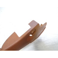 79 Mercedes W123 300CD trim, seat belt buckle cover panel, right, 1239182730 palomino Coupe