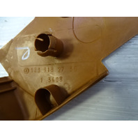 79 Mercedes W123 300CD trim, seat belt buckle cover panel, right, 1239182730 palomino Coupe
