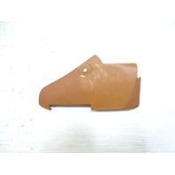 79 Mercedes W123 300CD trim, seat belt buckle cover panel, right, 1239182730 palomino Coupe
