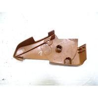 79 Mercedes W123 300CD trim, seat belt buckle cover panel, left, 1239182830 palomino Coupe