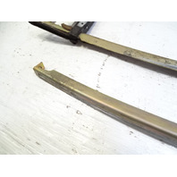 79 Mercedes W123 300CD window rail w/mirror trim left front Coupe
