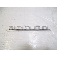 79 Mercedes W123 300CD  emblem, on trunk lid 1238171415 300CD Coupe