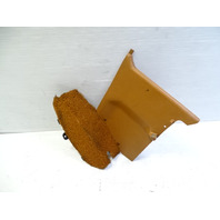 79 Mercedes W123 300CD trim, foot rest panel, palomino 1239760060