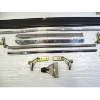 79 Mercedes W123 300CD sunroof mechanism parts, wind deflector Coupe