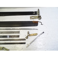 79 Mercedes W123 300CD sunroof mechanism parts, wind deflector Coupe