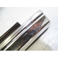 79 Mercedes W123 300CD trim, door chrome trim w/ window scraper seal, left Coupe