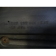 79 Mercedes W123 300CD trim rear bumper upper molding 1238852523 Coupe