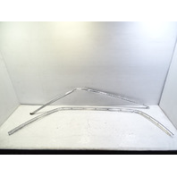 79 Mercedes W123 300CD trim set window surround molding chrome left inner/outer Coupe