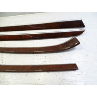 14 Mercedes W222 S550 trim set door panel upper wood moldings 2227200022 2227300080