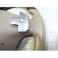 14 Mercedes W222 S550 steering wheel, beige/walnut wood 2224605003