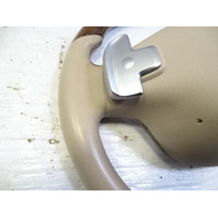 14 Mercedes W222 S550 steering wheel, beige/walnut wood 2224605003