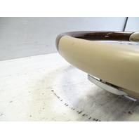 14 Mercedes W222 S550 steering wheel, beige/walnut wood 2224605003