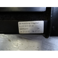 14 Mercedes W222 S550 seat storage pocket, left front beige 2229100500