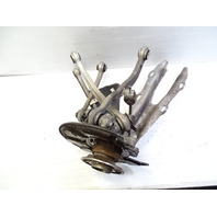 14 Mercedes W222 S550 spindle, hub knuckle, left rear, w/control arms 2223570008, 2223500941