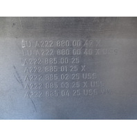 14 Mercedes W222 S550 bumper cover, rear 2228800049