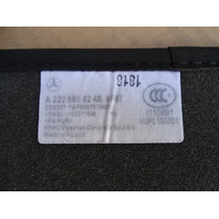 14 Mercedes W222 S550 floor mats set, OEM black, 2226840103 2226800248