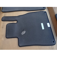 14 Mercedes W222 S550 floor mats set, OEM black, 2226840103 2226800248