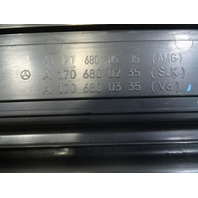 Mercedes R170 SLK320 trim, door step sill, scuff plate, left or right, black, 1706800335