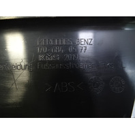 Mercedes R170 SLK320 trim, lower foot well cover panel left, 1706840577 black