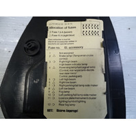 Mercedes R170 SLK320 trim, dash side panel, left, 1706890183, black