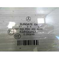 Mercedes W222 S550 glass, door window, left front sedan