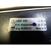 Mercedes W222 S550 comfort storage box, 2228400002, black