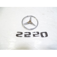 Mercedes W222 S550 emblem, trunk rear S550 2228170016