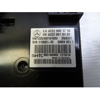 Mercedes W222 S550 module, hvac heater climate control, 2229001710