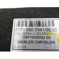Mercedes R171 SLK280 trim, trunk quarter panel cover, left, 1716900941